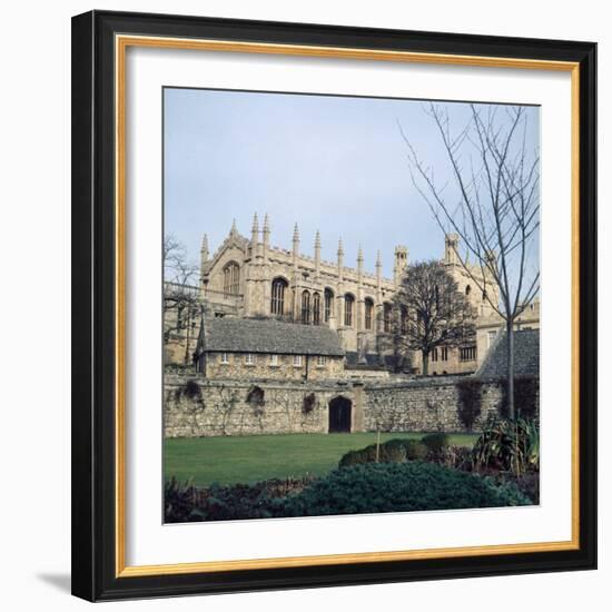 A view of Christ College in Oxford. January 1972-P. Stuart-Framed Photographic Print