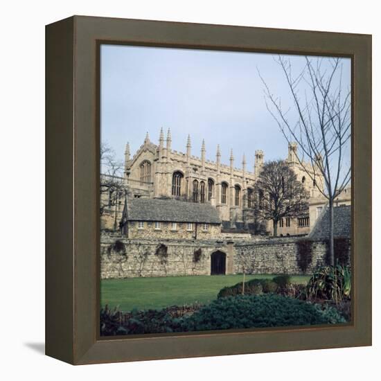 A view of Christ College in Oxford. January 1972-P. Stuart-Framed Premier Image Canvas