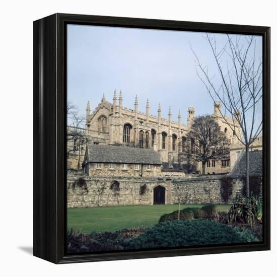A view of Christ College in Oxford. January 1972-P. Stuart-Framed Premier Image Canvas