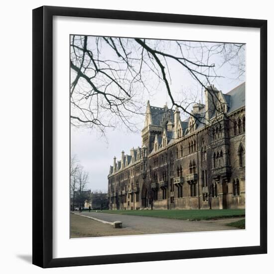 A view of Christ College in Oxford. January 1972-P. Stuart-Framed Photographic Print