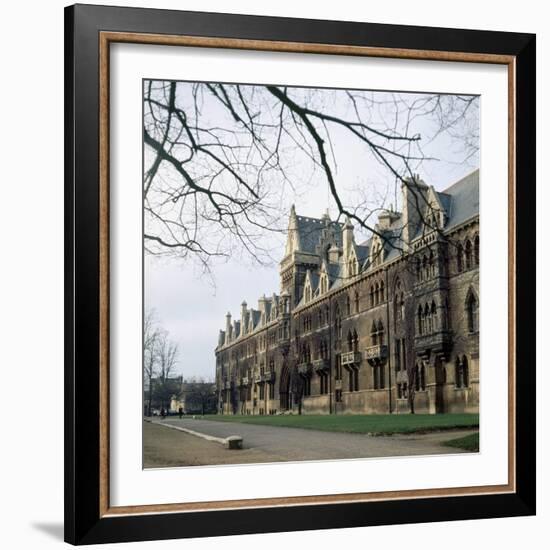 A view of Christ College in Oxford. January 1972-P. Stuart-Framed Photographic Print