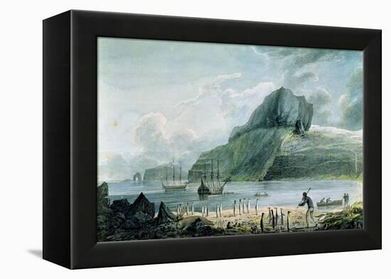 A View of Christmas Harbour in Kerguelen's Land, 1781-4-John Webber-Framed Premier Image Canvas