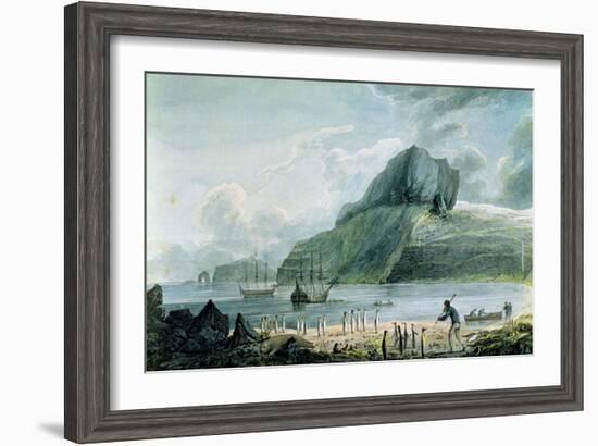 A View of Christmas Harbour in Kerguelen's Land, 1781-4-John Webber-Framed Giclee Print