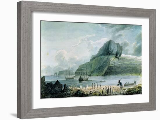 A View of Christmas Harbour in Kerguelen's Land, 1781-4-John Webber-Framed Giclee Print