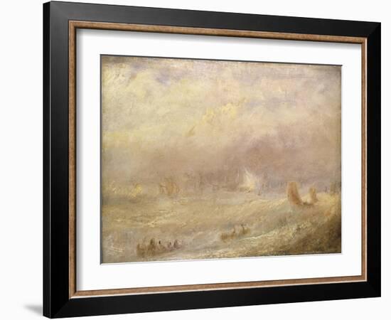 A View of Deal-Joseph Mallord William Turner-Framed Giclee Print