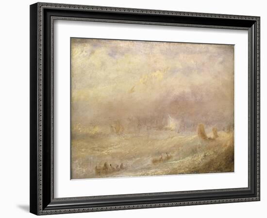 A View of Deal-Joseph Mallord William Turner-Framed Giclee Print