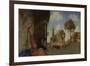 A View of Delft, 1652 (Oil on Canvas)-Carel Fabritius-Framed Giclee Print
