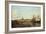 A View of Dresden from the Right Bank of the River Elbe above the Augustusbrucke-Bernardo Bellotto-Framed Giclee Print