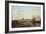 A View of Dresden from the Right Bank of the River Elbe above the Augustusbrucke-Bernardo Bellotto-Framed Giclee Print