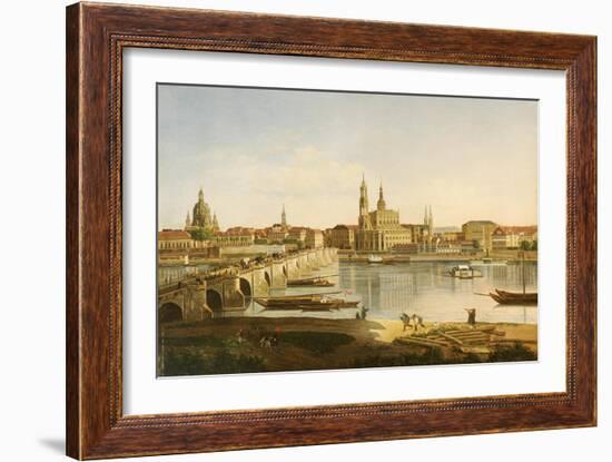 A View of Dresden-Karl Gottfried Traugott Faber-Framed Giclee Print