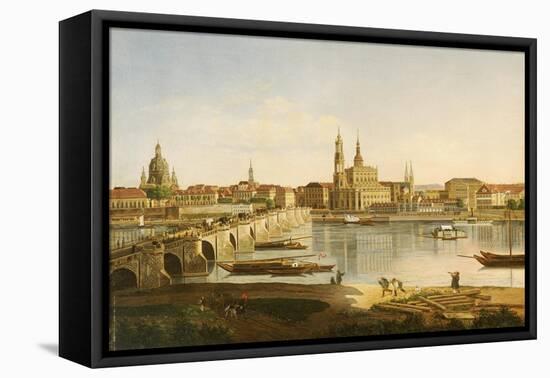 A View of Dresden-Karl Gottfried Traugott Faber-Framed Premier Image Canvas