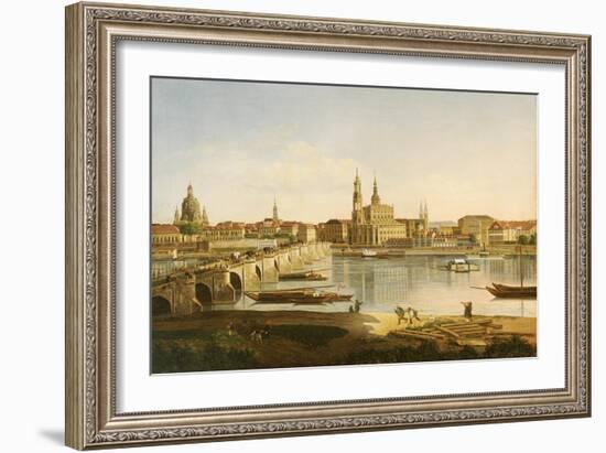 A View of Dresden-Karl Gottfried Traugott Faber-Framed Giclee Print