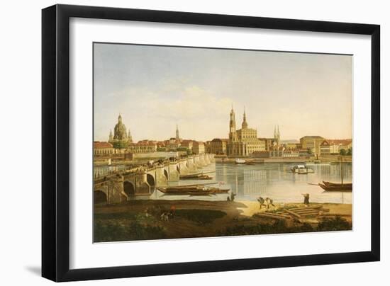 A View of Dresden-Karl Gottfried Traugott Faber-Framed Giclee Print