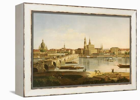 A View of Dresden-Karl Gottfried Traugott Faber-Framed Premier Image Canvas