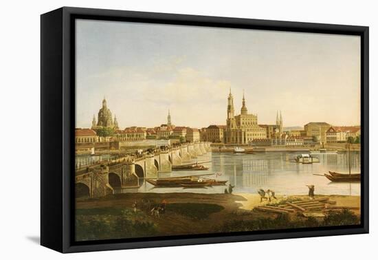 A View of Dresden-Karl Gottfried Traugott Faber-Framed Premier Image Canvas