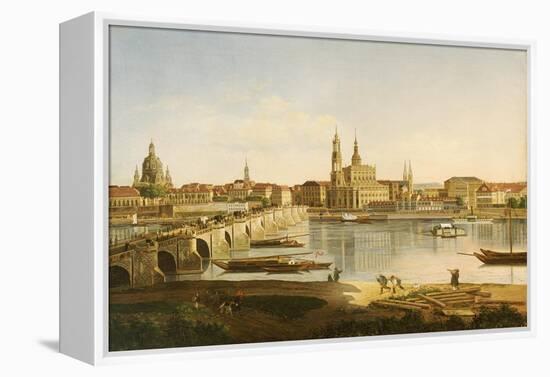 A View of Dresden-Karl Gottfried Traugott Faber-Framed Premier Image Canvas