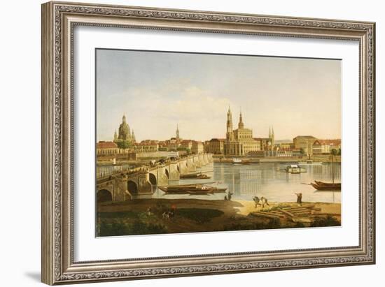 A View of Dresden-Karl Gottfried Traugott Faber-Framed Giclee Print
