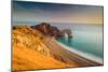 A View of Durdle Door in Dorset-Chris Button-Mounted Photographic Print