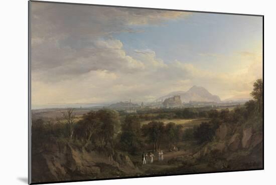 A View of Edinburgh from the West, C.1822-26-Alexander Nasmyth-Mounted Giclee Print
