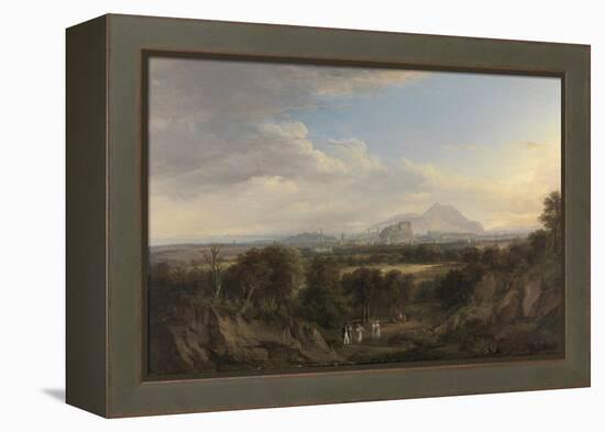 A View of Edinburgh from the West, C.1822-26-Alexander Nasmyth-Framed Premier Image Canvas