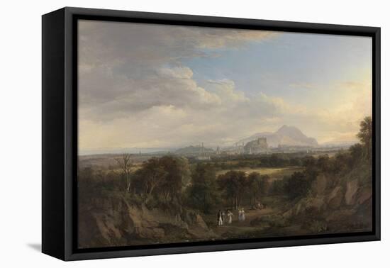 A View of Edinburgh from the West, C.1822-26-Alexander Nasmyth-Framed Premier Image Canvas