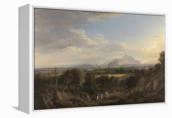 A View of Edinburgh from the West, C.1822-26-Alexander Nasmyth-Framed Premier Image Canvas