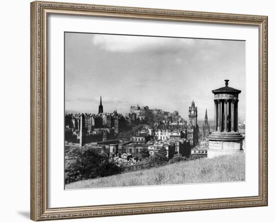 A view of Edinburgh showing the Castle, June 1947-Staff-Framed Photographic Print