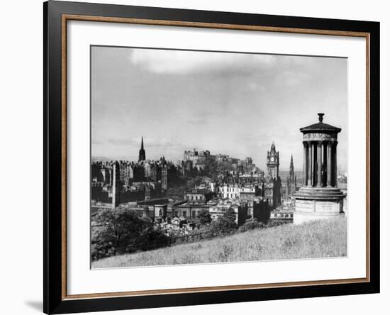 A view of Edinburgh showing the Castle, June 1947-Staff-Framed Photographic Print