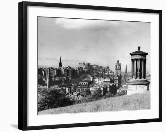 A view of Edinburgh showing the Castle, June 1947-Staff-Framed Photographic Print