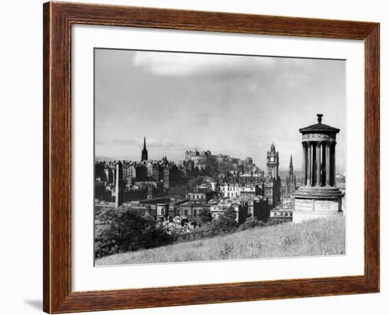 A view of Edinburgh showing the Castle, June 1947-Staff-Framed Photographic Print