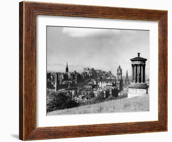 A view of Edinburgh showing the Castle, June 1947-Staff-Framed Photographic Print