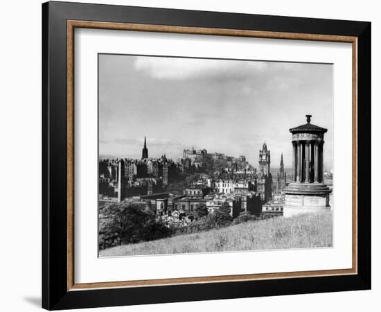 A view of Edinburgh showing the Castle, June 1947-Staff-Framed Photographic Print