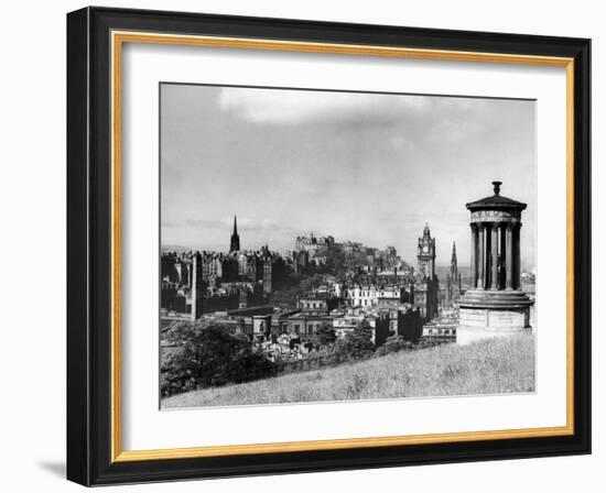 A view of Edinburgh showing the Castle, June 1947-Staff-Framed Photographic Print