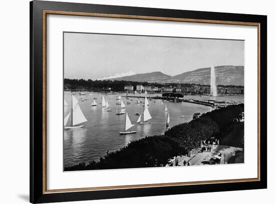 A View of Geneva-null-Framed Photographic Print