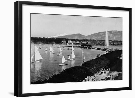 A View of Geneva-null-Framed Photographic Print