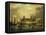 A View of Greenwich, from the River-Frederick Calvert-Framed Premier Image Canvas
