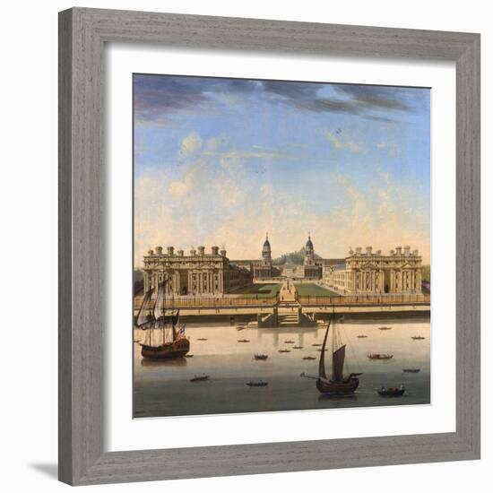 A View of Greenwich Hospital-John Paul-Framed Premium Giclee Print