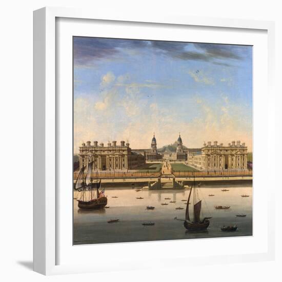 A View of Greenwich Hospital-John Paul-Framed Premium Giclee Print