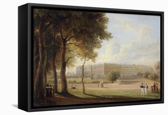 A View of Hampton Court Palace, 1827 (One of a Pair)-Henry Bryan Ziegler-Framed Premier Image Canvas