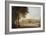 A View of Hampton Court Palace, 1827 (One of a Pair)-Henry Bryan Ziegler-Framed Giclee Print