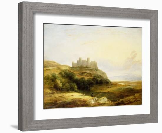 A View of Harlech Castle-James Stark-Framed Giclee Print