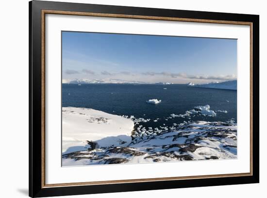 A View of Ilulissat Icefjord, Greenland, Denmark, Polar Regions-Sergio Pitamitz-Framed Photographic Print