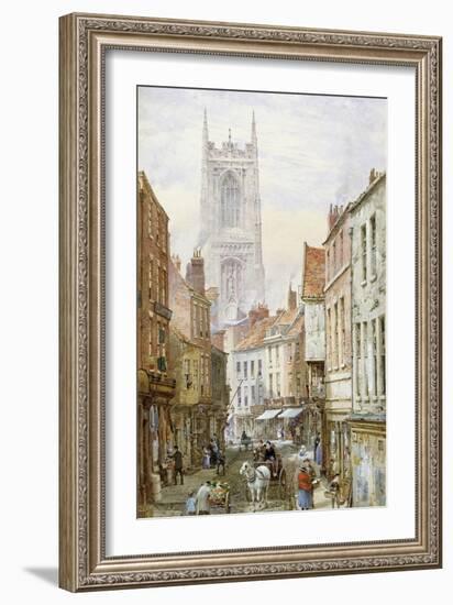 A View of Irongate, Derby-Louise J. Rayner-Framed Giclee Print