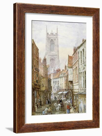 A View of Irongate, Derby-Louise J. Rayner-Framed Giclee Print