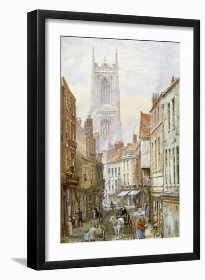 A View of Irongate, Derby-Louise J. Rayner-Framed Giclee Print