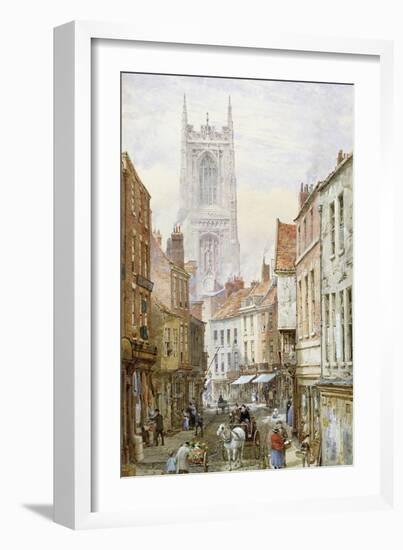 A View of Irongate, Derby-Louise J. Rayner-Framed Giclee Print