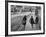 A View of Jewish Children Walking Through the Streets of their Ghetto-William Vandivert-Framed Premium Photographic Print