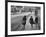 A View of Jewish Children Walking Through the Streets of their Ghetto-William Vandivert-Framed Premium Photographic Print