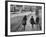 A View of Jewish Children Walking Through the Streets of their Ghetto-William Vandivert-Framed Premium Photographic Print