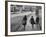 A View of Jewish Children Walking Through the Streets of their Ghetto-William Vandivert-Framed Premium Photographic Print